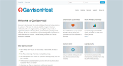 Desktop Screenshot of garrisonhost.com