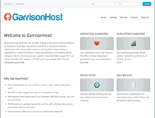 Tablet Screenshot of garrisonhost.com